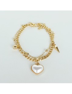 Pulsera corazonada