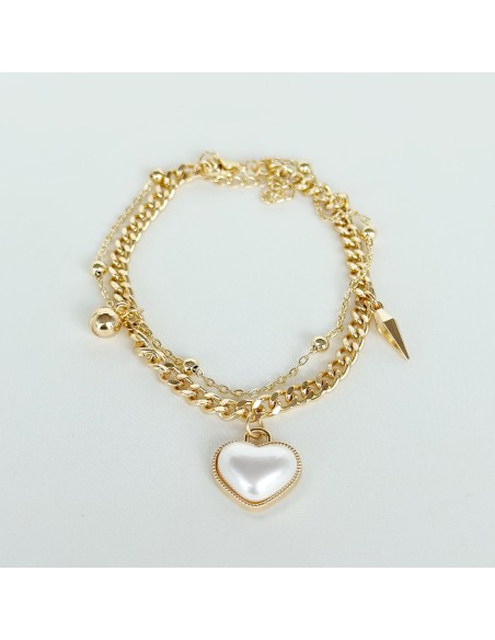 Pulsera corazonada