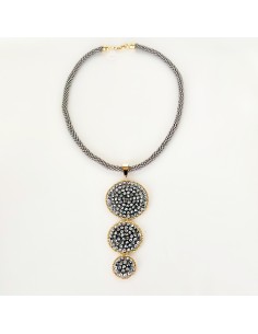 Collar 3 dijes murano