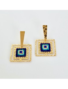Aretes cuadro miyuki