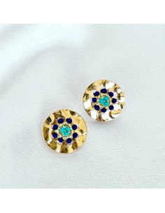 Topos redondos tejidos