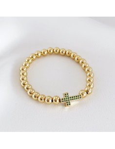 Pulsera cruz green